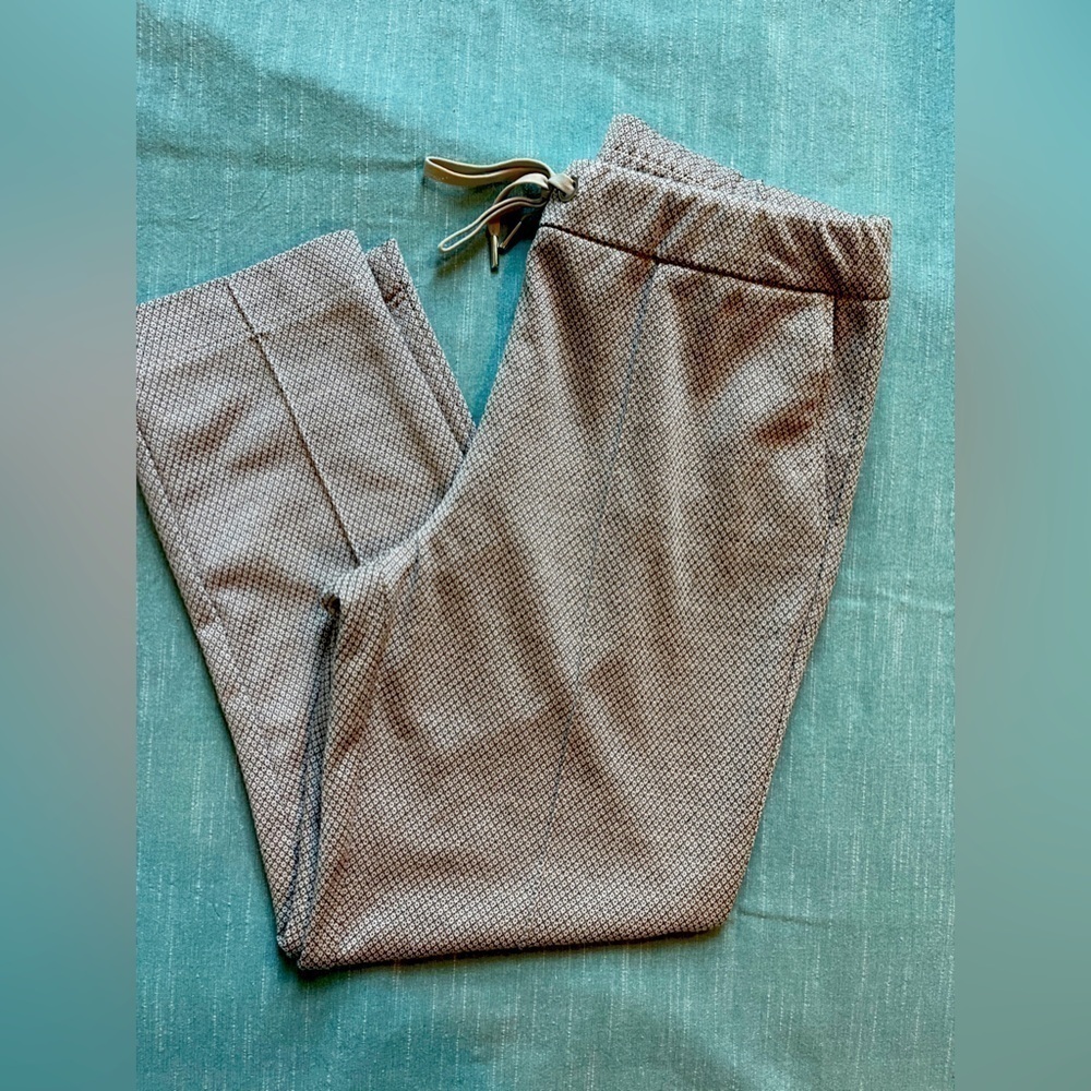 Maison d’Amelie Paris Women’s Soft Pants |Neutral Cream/Tan Pattern | Size 8